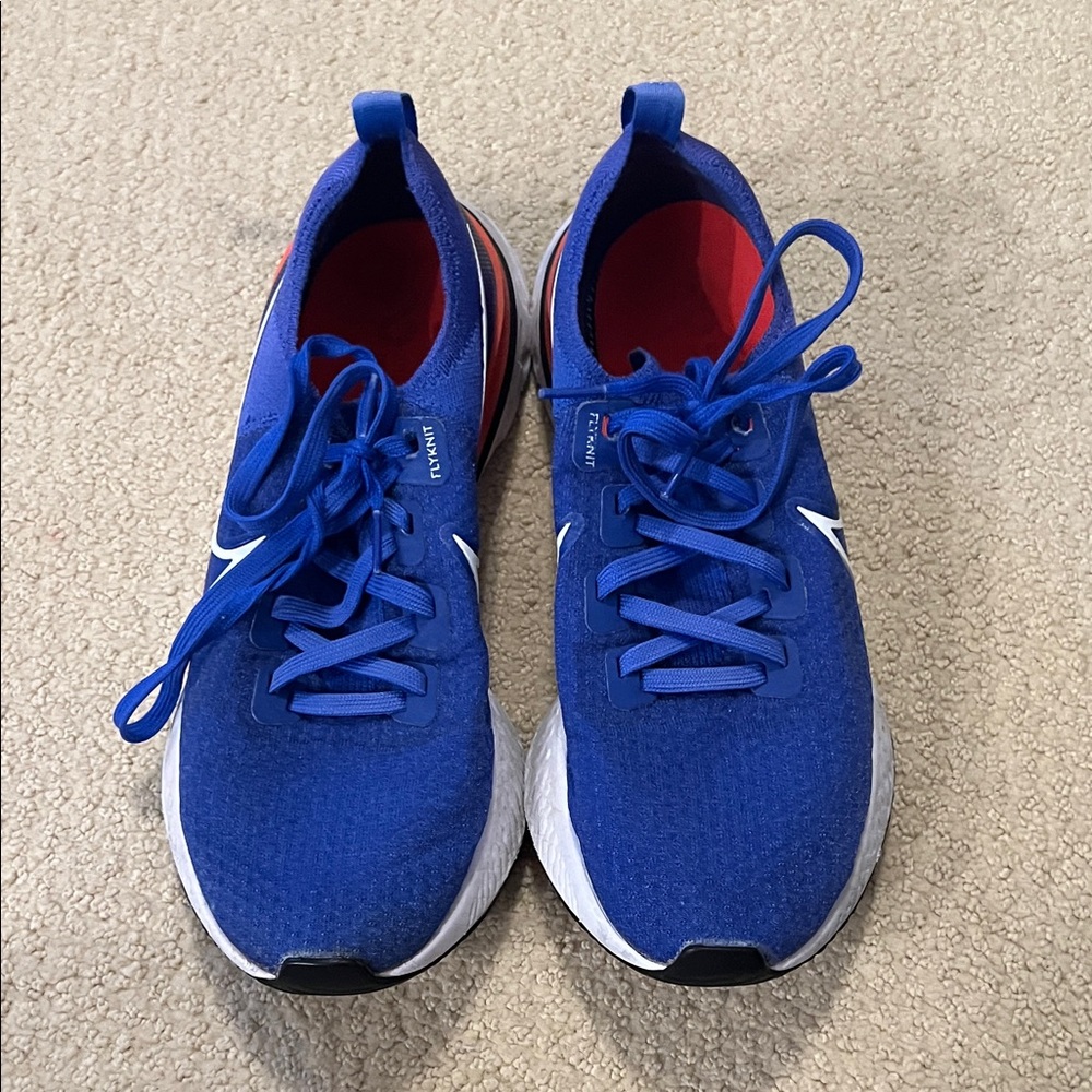 Nike React Blue Athletic Sneakers